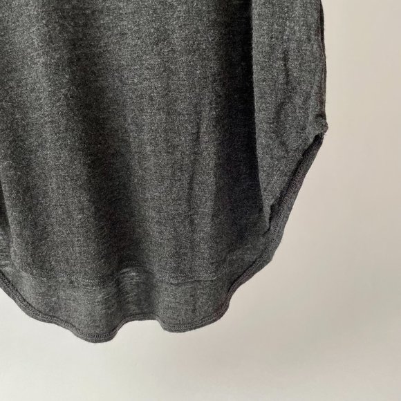 Monk & Lou Lightweight Charcoal Grey Thin Strap Tank Top, Size S - Picture 3 of 6